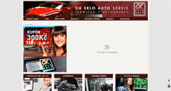 Desktop Screenshot of okskloauto.cz